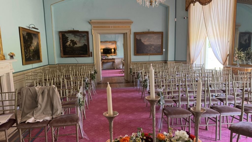 Interior of a formal venue suitable for a legal marriage ceremony in Ireland