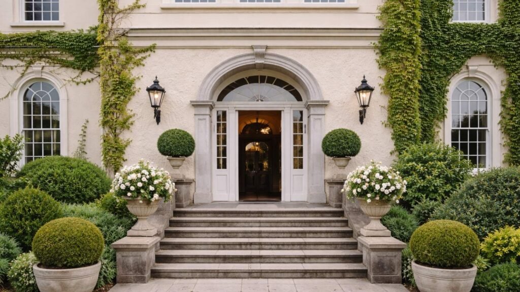 Entrance to an Irish wedding venue suitable for a legal marriage ceremony